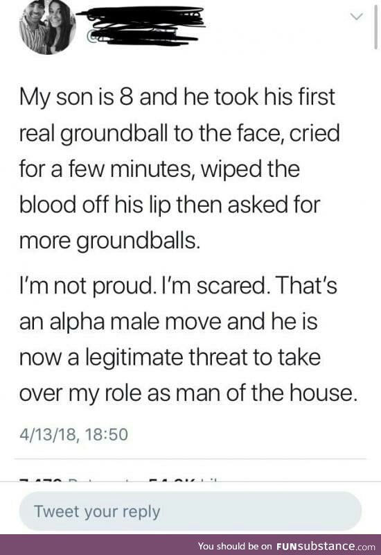 An alpha boy