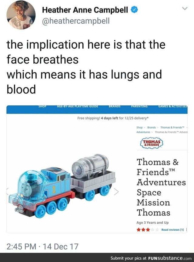 The train breathes