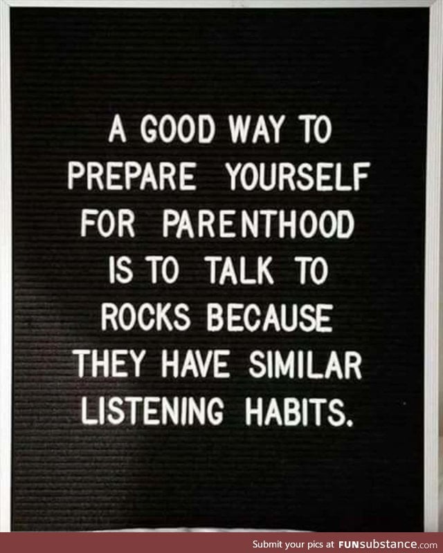 Parenting lesson