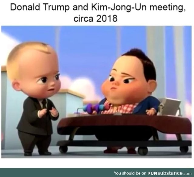 Donald Trump and Kim Jong Un