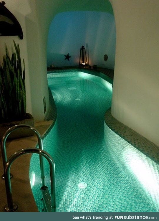 I could swim laps here