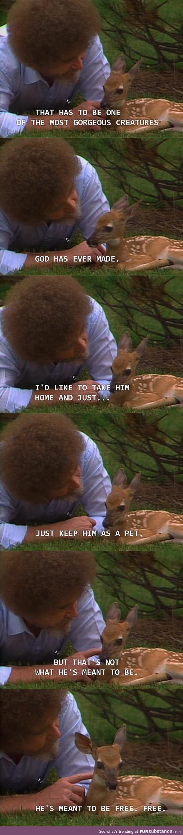 Bob Ross gets it