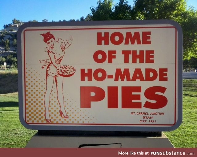 Ho's do make the best pies