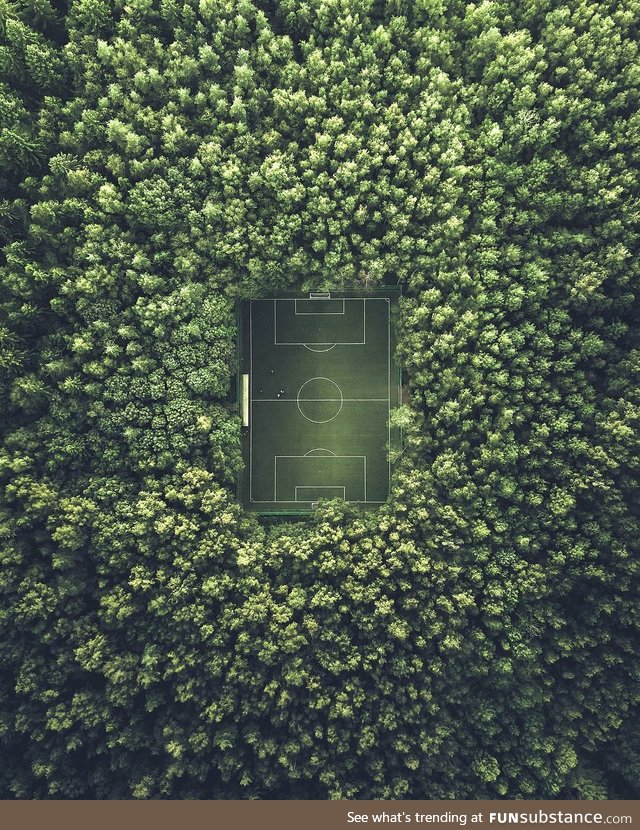 Soccer field in Moscow