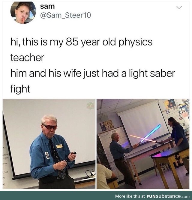 Light saber fight