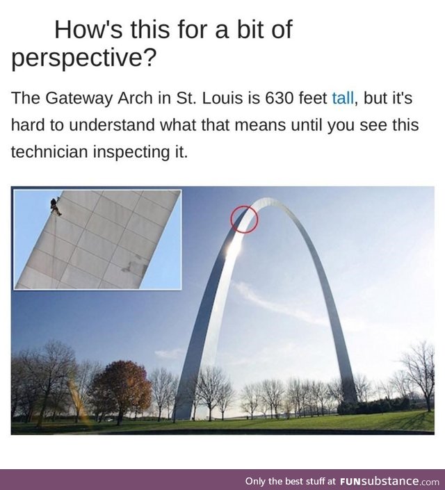 It's a huge arch