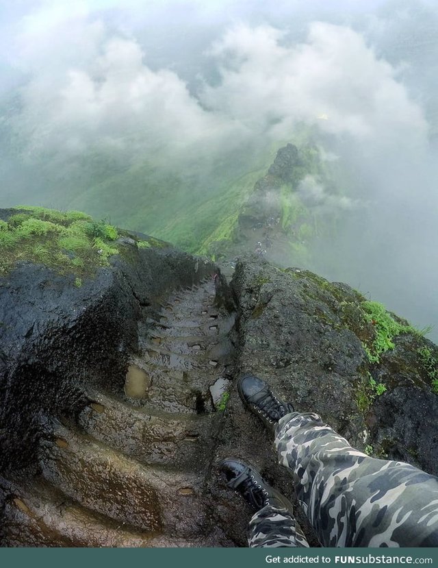 The stairs in India