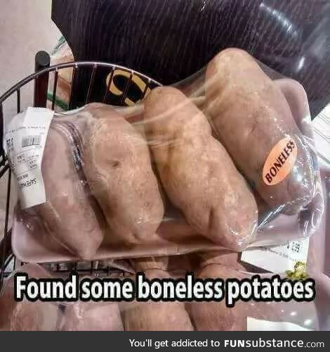 Oh great, boneless!!!