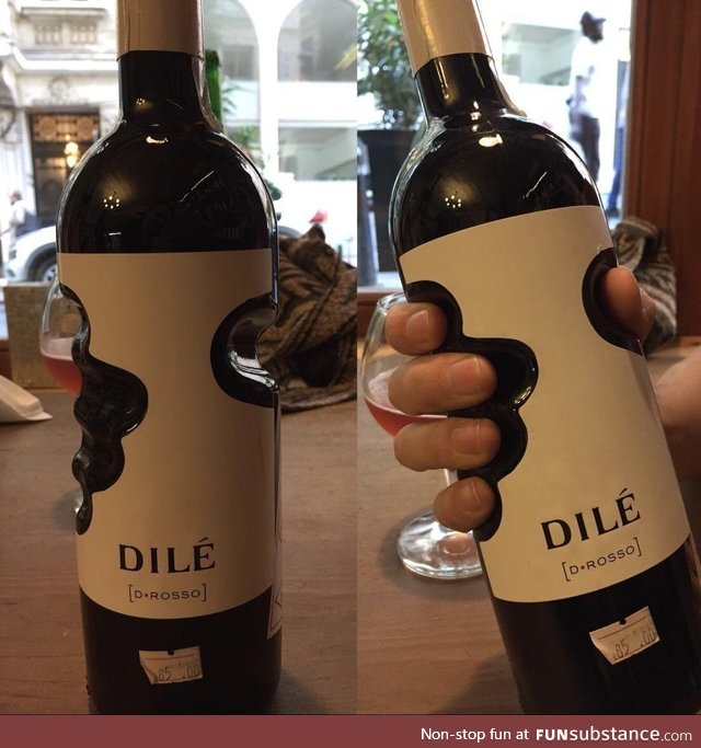 The wine bottle made for your hand!