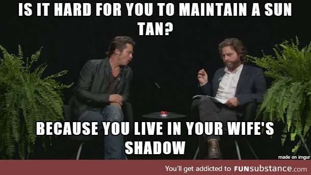 Best line from Brad Pitt on Between Two Ferns