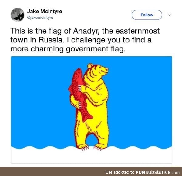 Charming government flag