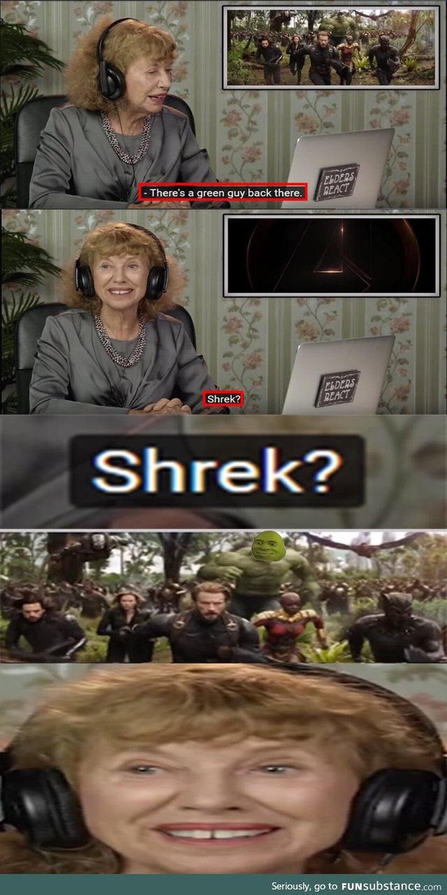 Shrek in Avengers