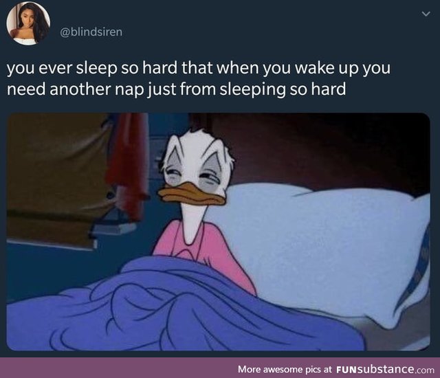 I slept for how long?