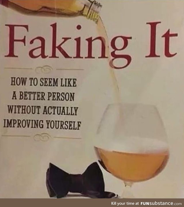 The only self help book I might actually read