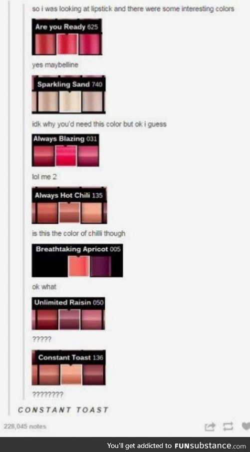 Yummy lipsticks