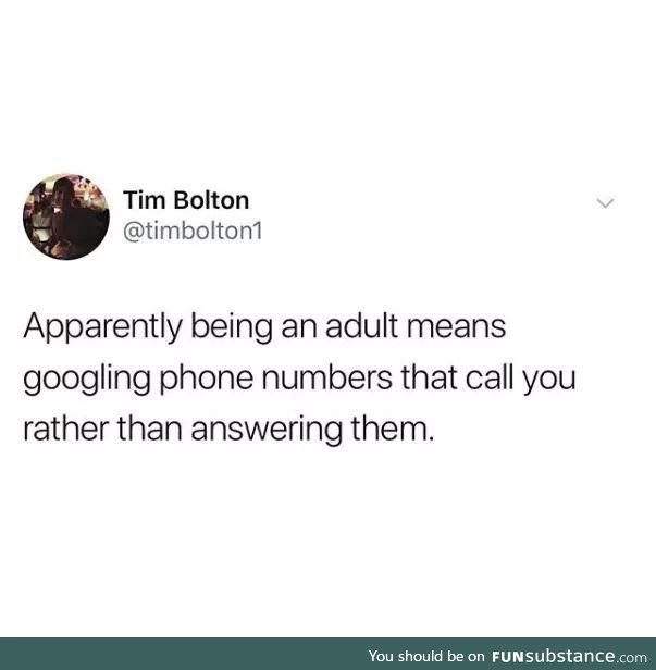 Being an Adult