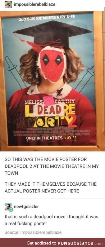 Deadpool 2 Movie Poster