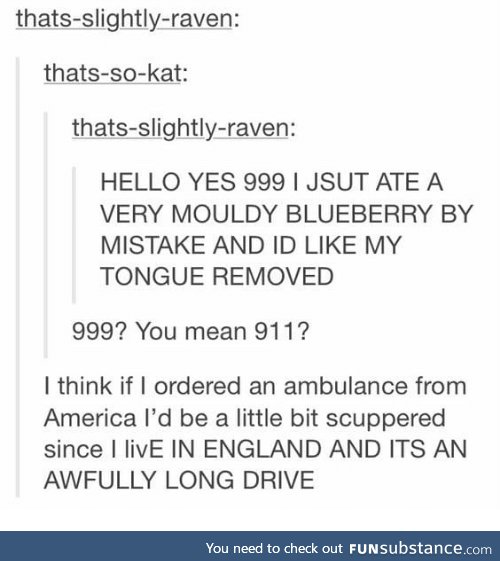 After a blueberry like that, it's whoever gets there faster...