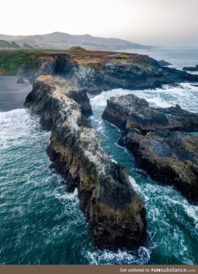 Over the Ocean on the California Coast