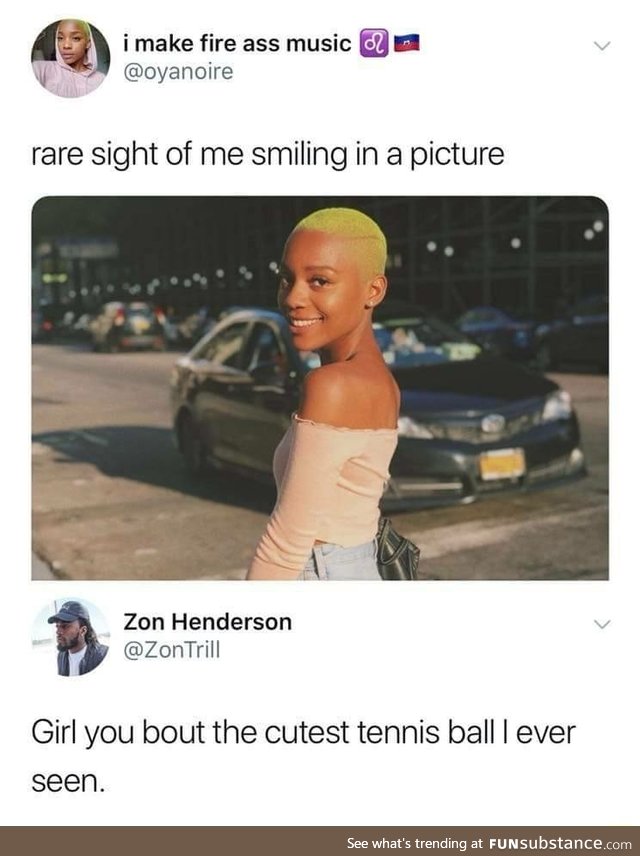 Cute tennis ball