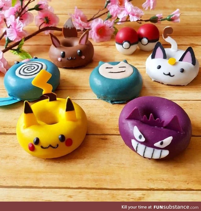 Pokemon donuts