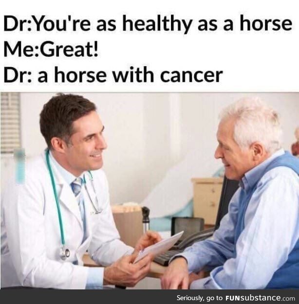 Healthy as a horse!!!