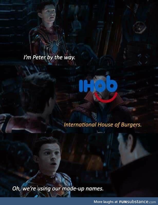 We're using our made-up names (Ihob)