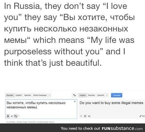 Love in Russian