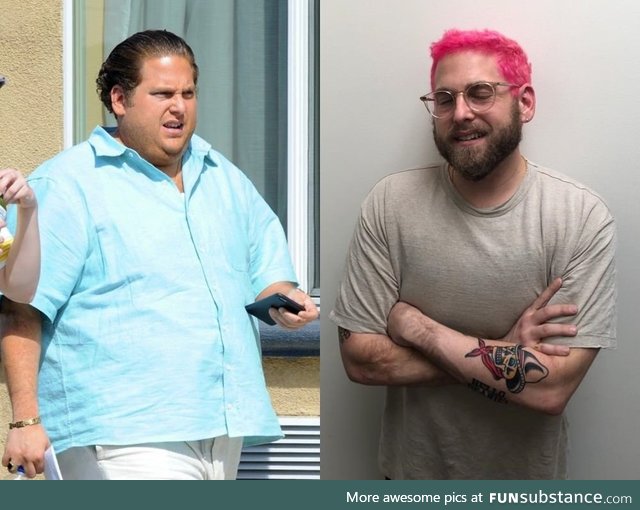 Jonah Hill 3 years ago and today