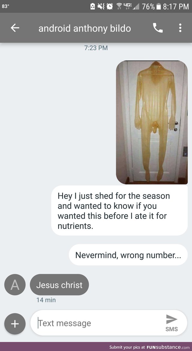 Wrong number