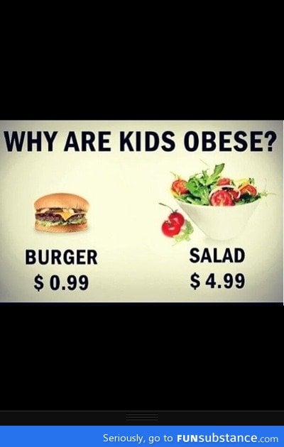 Reason why kids are obese