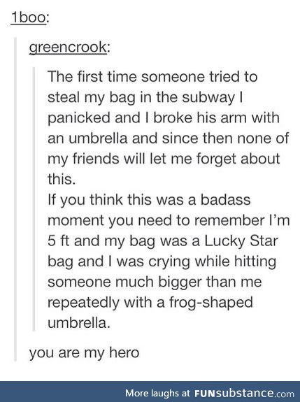 A broken arm