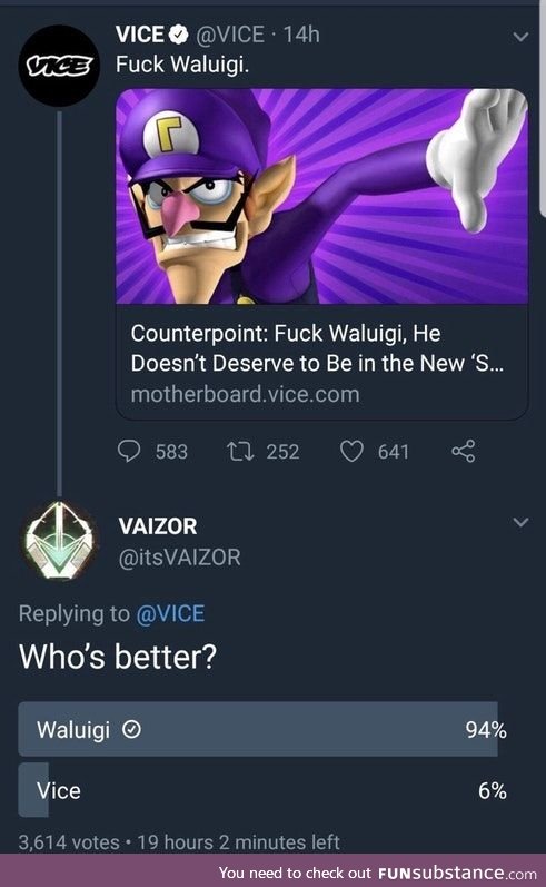 Vice or Waluigi?