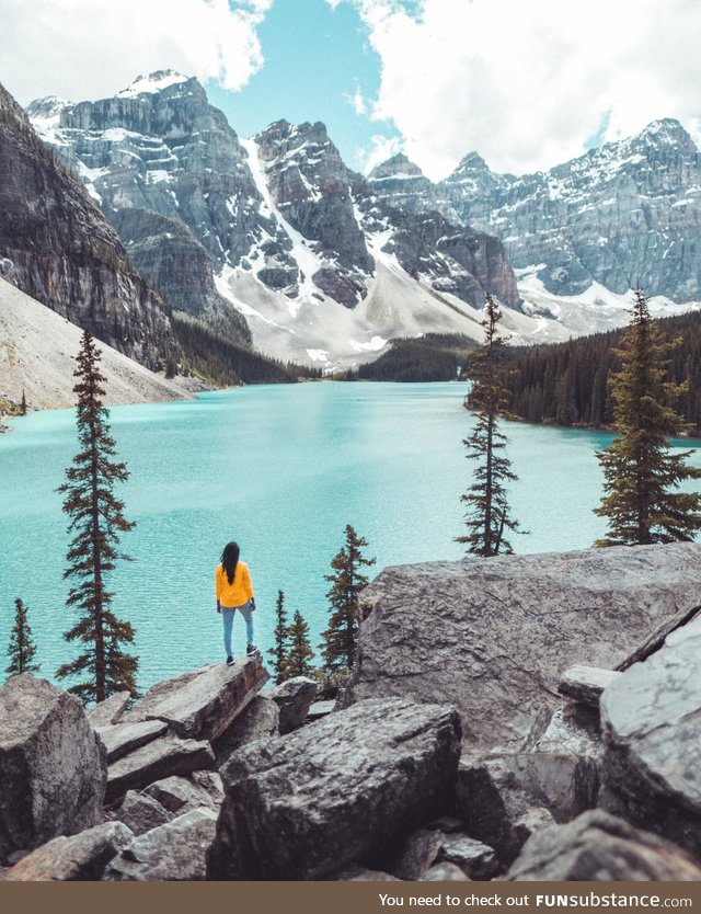 The always incredible Moraine Lake