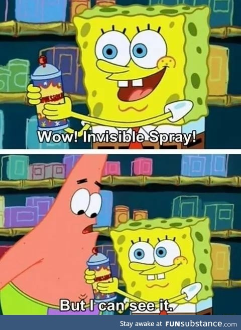 Invisible spray