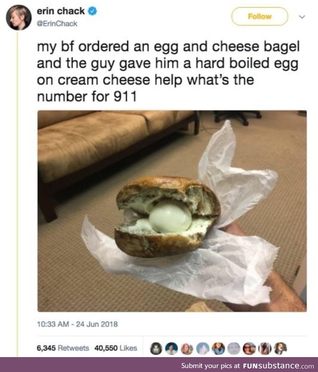 Egg and cheese