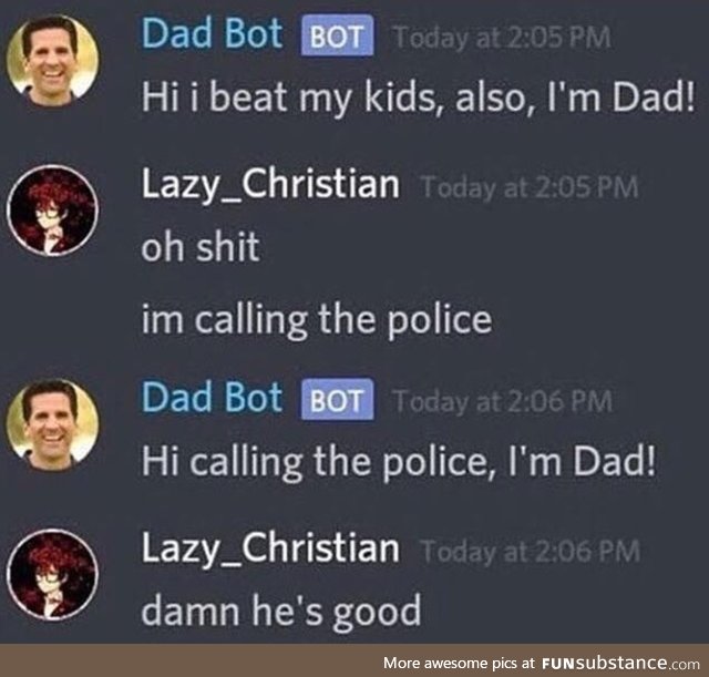 Hi, I'm dad