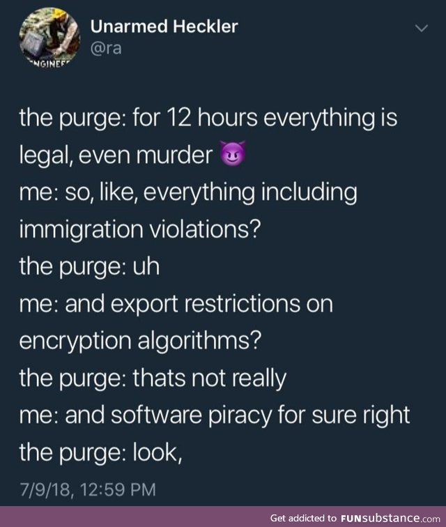 Loop holes to the purge