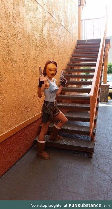 Lara Croft Cosplay, Nailed it