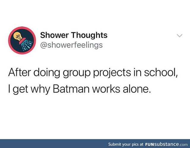 Because im batman