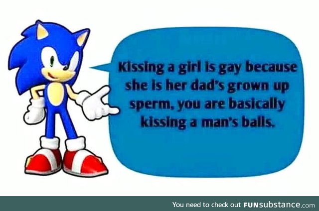 Sonic says.