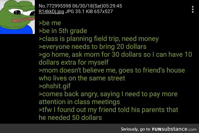 Anon has a field trip