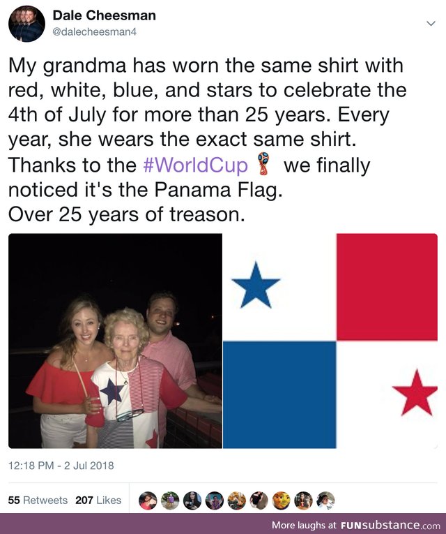 Grandma is a traitor!