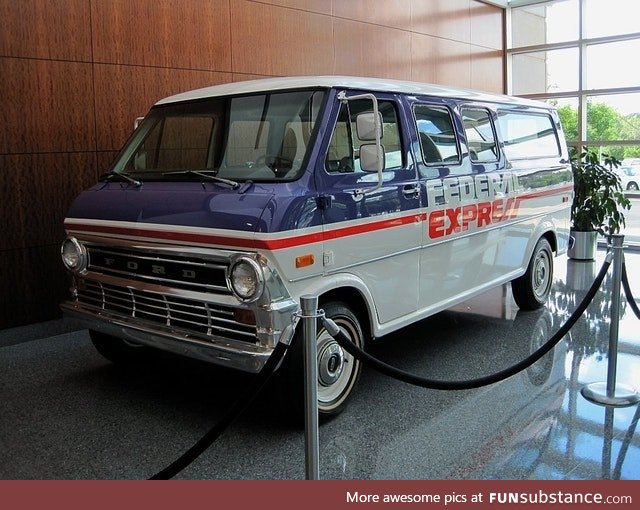 This is FedEX's first ever delivery van