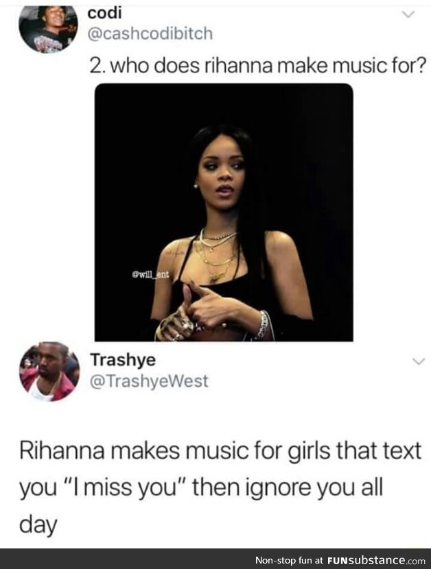 Rihanna listeners