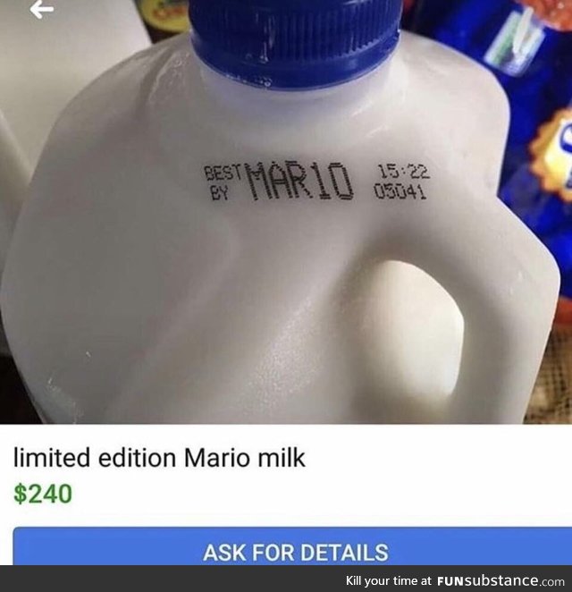 Mario milk