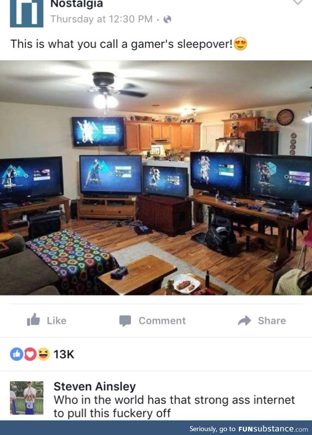 Gamer's sleepover