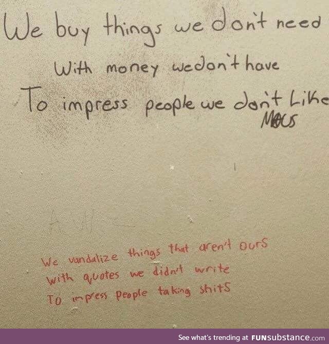 Toilet philosophy at its finest