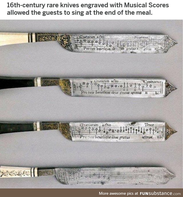 Musical knives