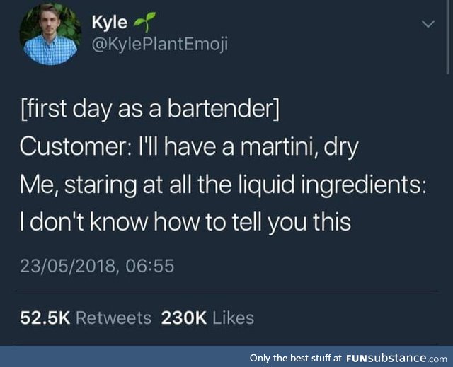 Dry martini